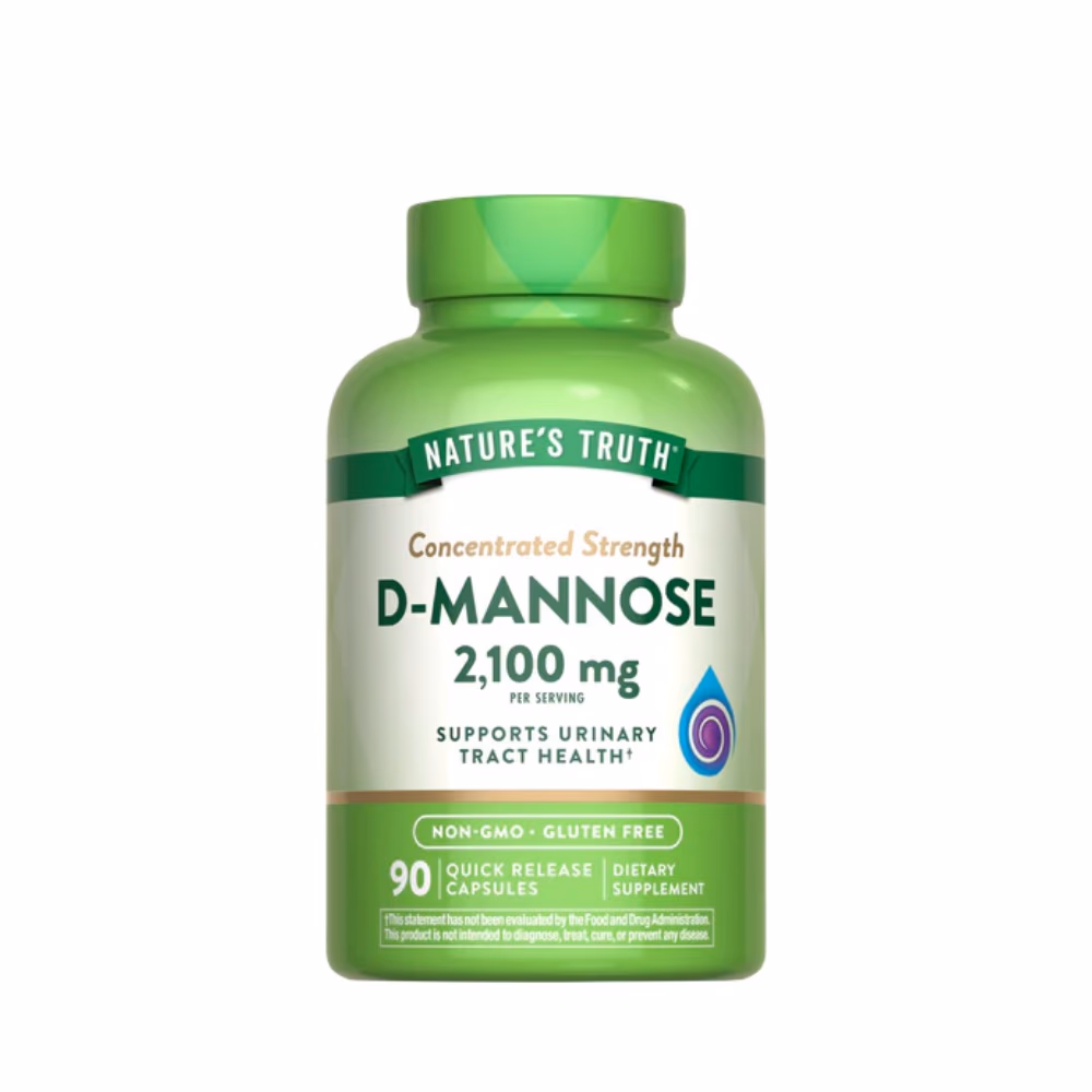 Nature’s Truth D-Mannose 2100mg 90 Capsules 1