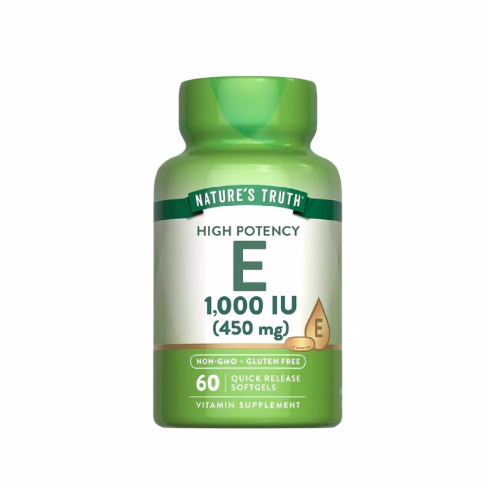 Nature’s Truth Vitamin E 1000 IU 450mg 60 Softgels