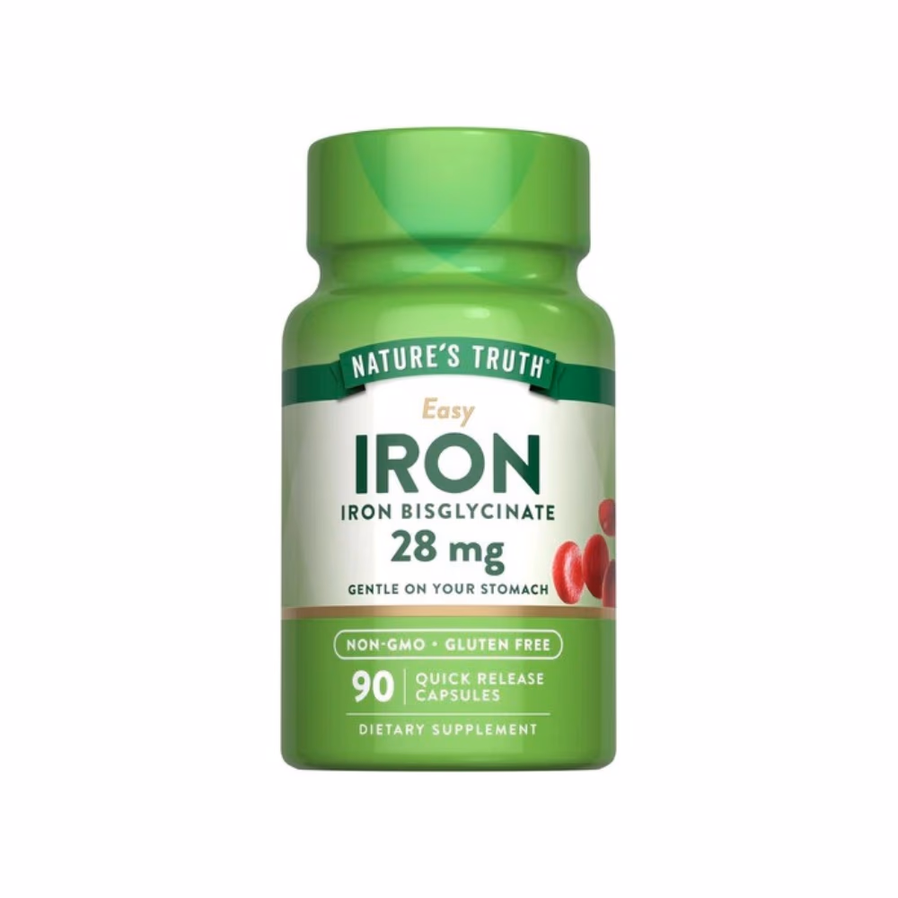 Nature’s Truth Easy Iron 28mg 90 Capsules 1