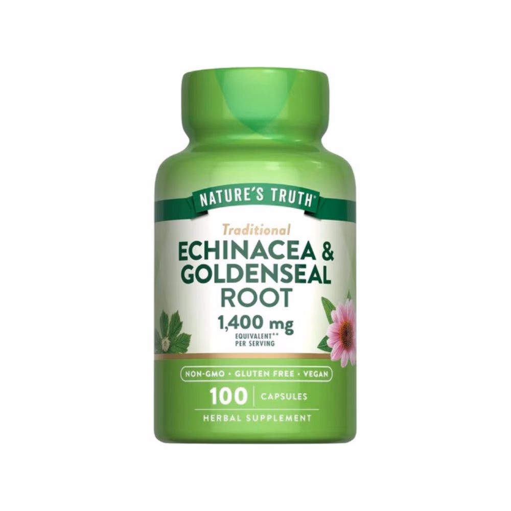 Nature’s Truth Echinacea Root 1400mg 100 Veg Capsules 1
