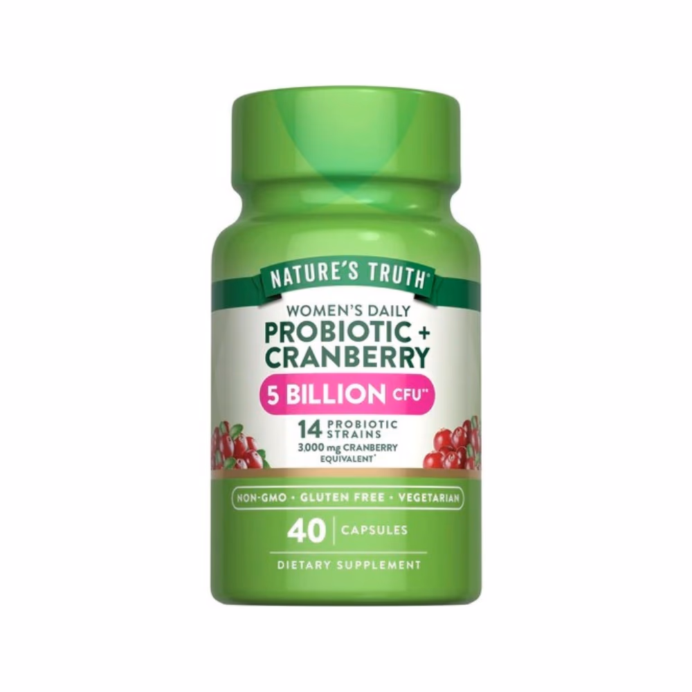  Nature's Truth Women’s Daily Probiotic + Cranberry 5B Cap 40s