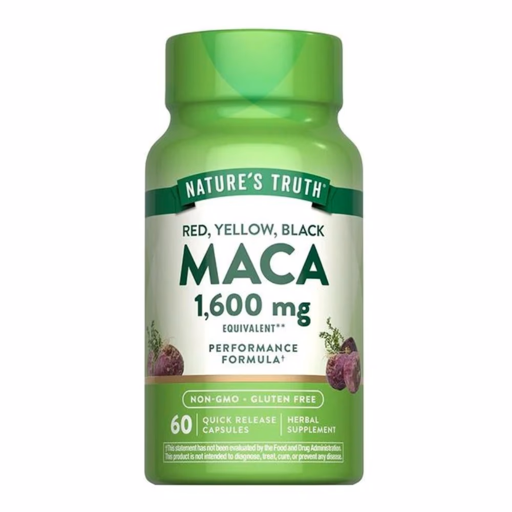 Nature's Truth Maca 1600mg 60 Capsules 1