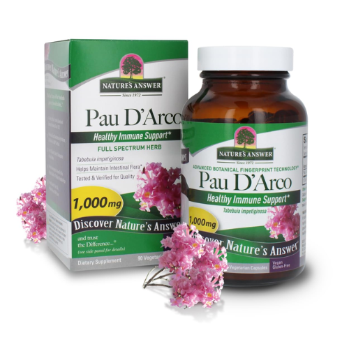 Natures Answer Pau D Arco 1000mg – 90 Vegetarian Capsules 1