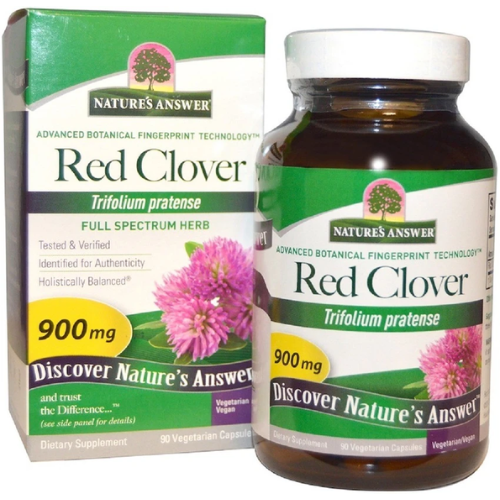 Nature's Answer Red Clover 900mg – 90 Vegetarian Capsules 1