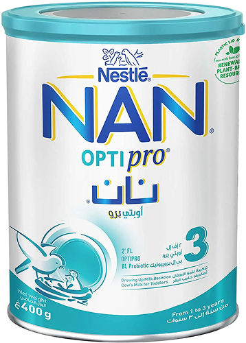 Nestle Nan Optipro stage 3 toddlers milk formula 400Gm 1