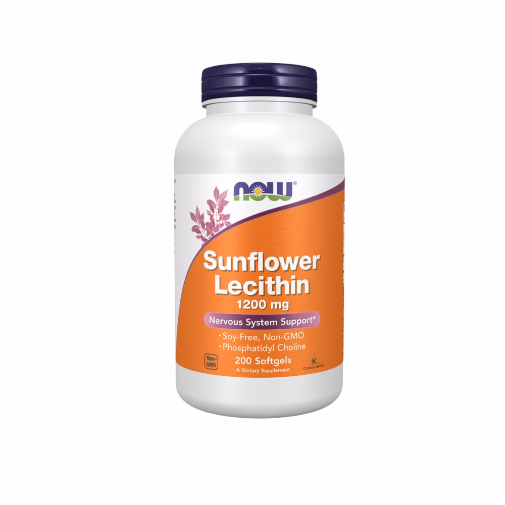 NOW Sunflower Lecithin 1200mg 200 Softgels