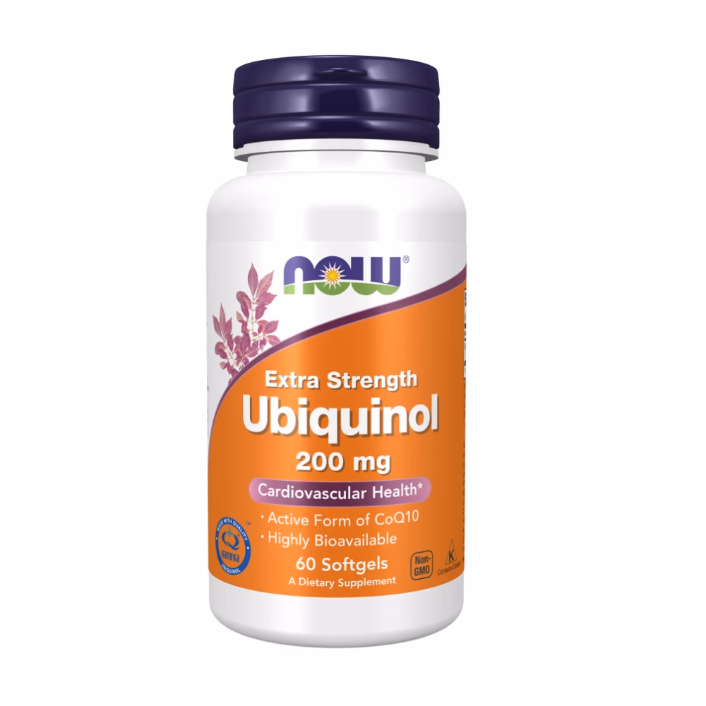 Now Ubiquinol 200mg 60 Softgels 1