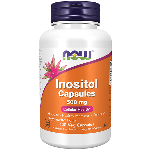 NOW Foods Inositol Capsules 500Mg 100S 1