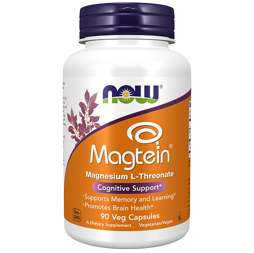 NOW Foods Magtein Magnesium L-Throeonate Capsules 90S