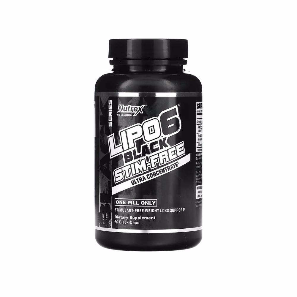 Nutrex Lipo 6 Black Stim-Free 60s