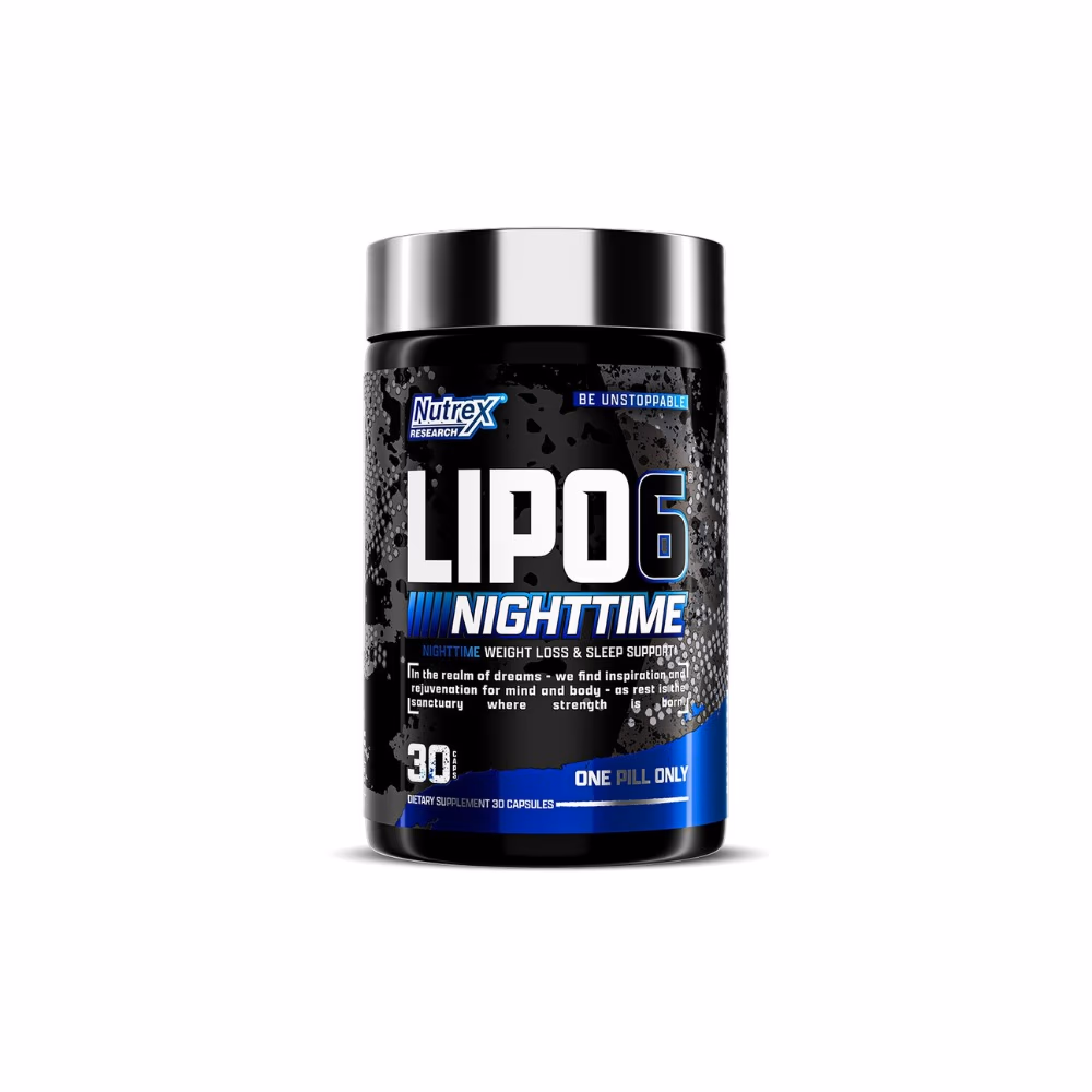  Nutrex Lipo 6 Black Night Time Cap 30s 1