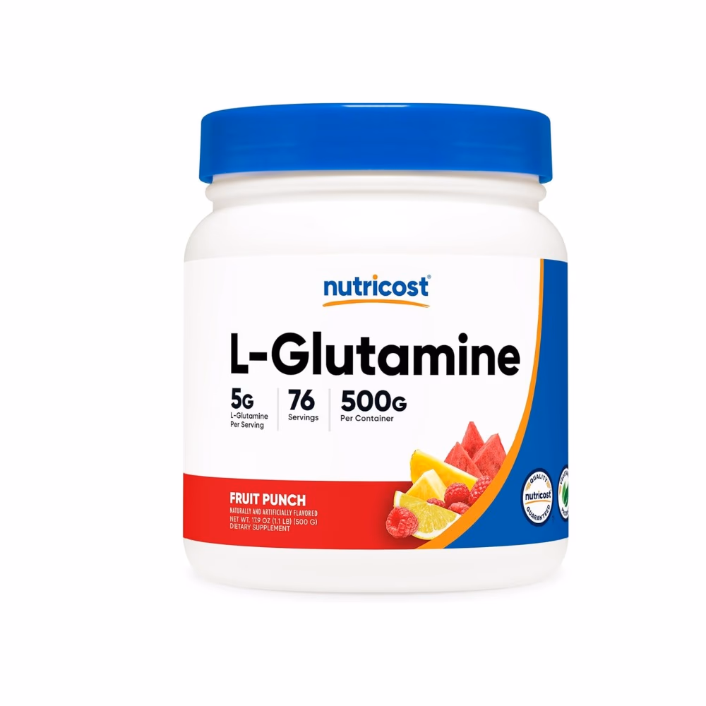 Nutricost L-Glutamine Fruit Punch 500g 1