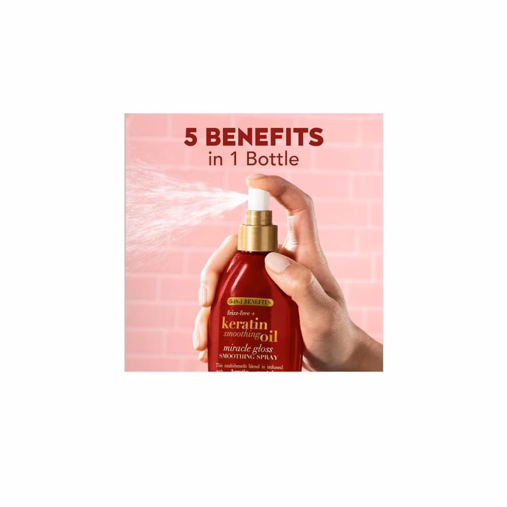 OGX Keratin Smoothing Oil Spray 200ML 2