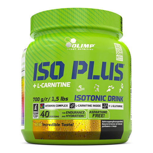 Olimp Iso Plus Powder – 700g Tropical Blue