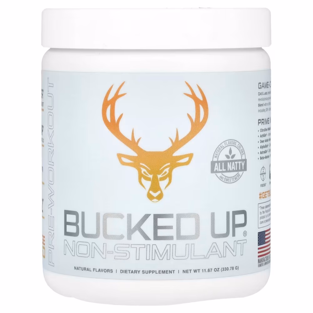 Bucked Up Pre Workout Non Stimulant Orange Mango 30s