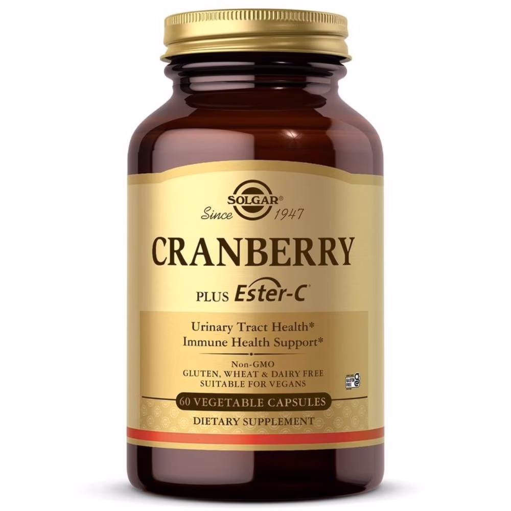 Solgar Cranberry Plus Ester-C 60 Veg Capsules 1