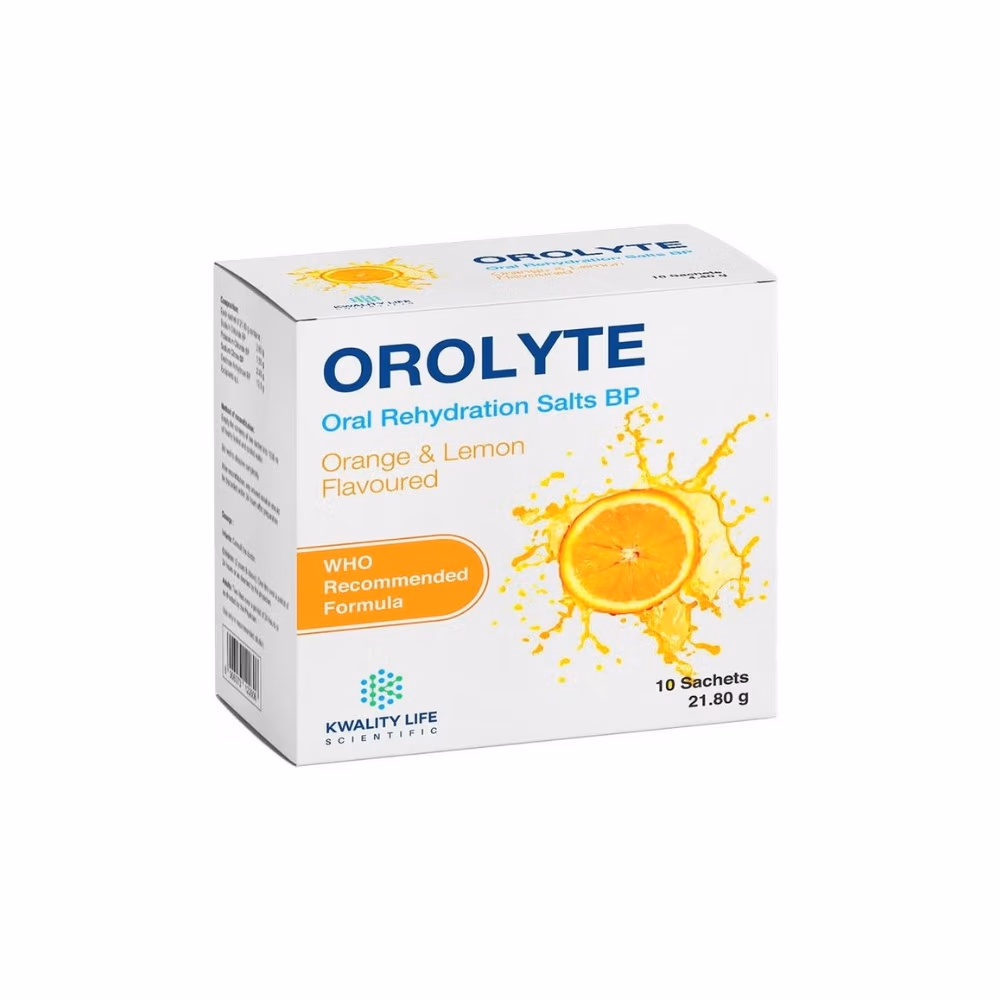 Orolyte Sachet Orange and Lemon 10x21.8g 1