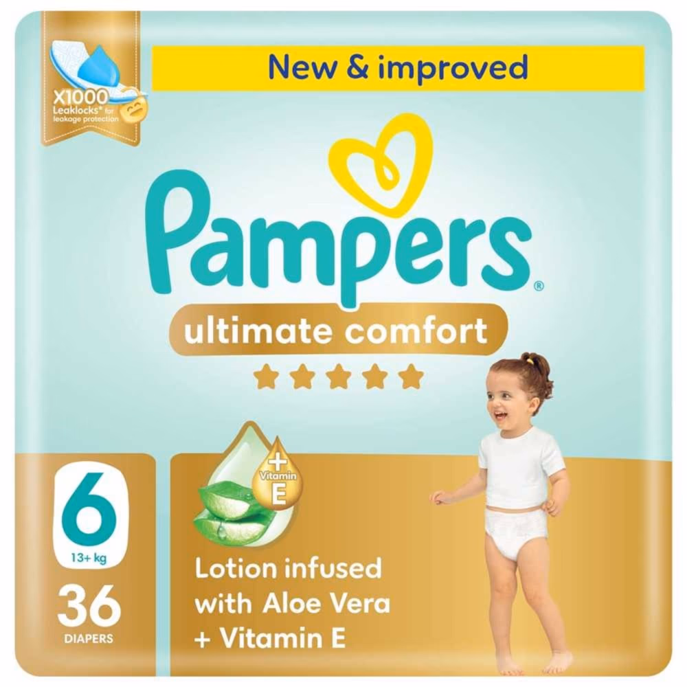 Pampers 6 Ultimate Comfort Aloe 36S 1