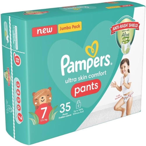 Pampers Pants Size 7 for 17+ Kg - Pack of 35s 1