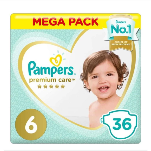 Pampers Premium Care Size 6 For 13+ Kg 36s Diapers