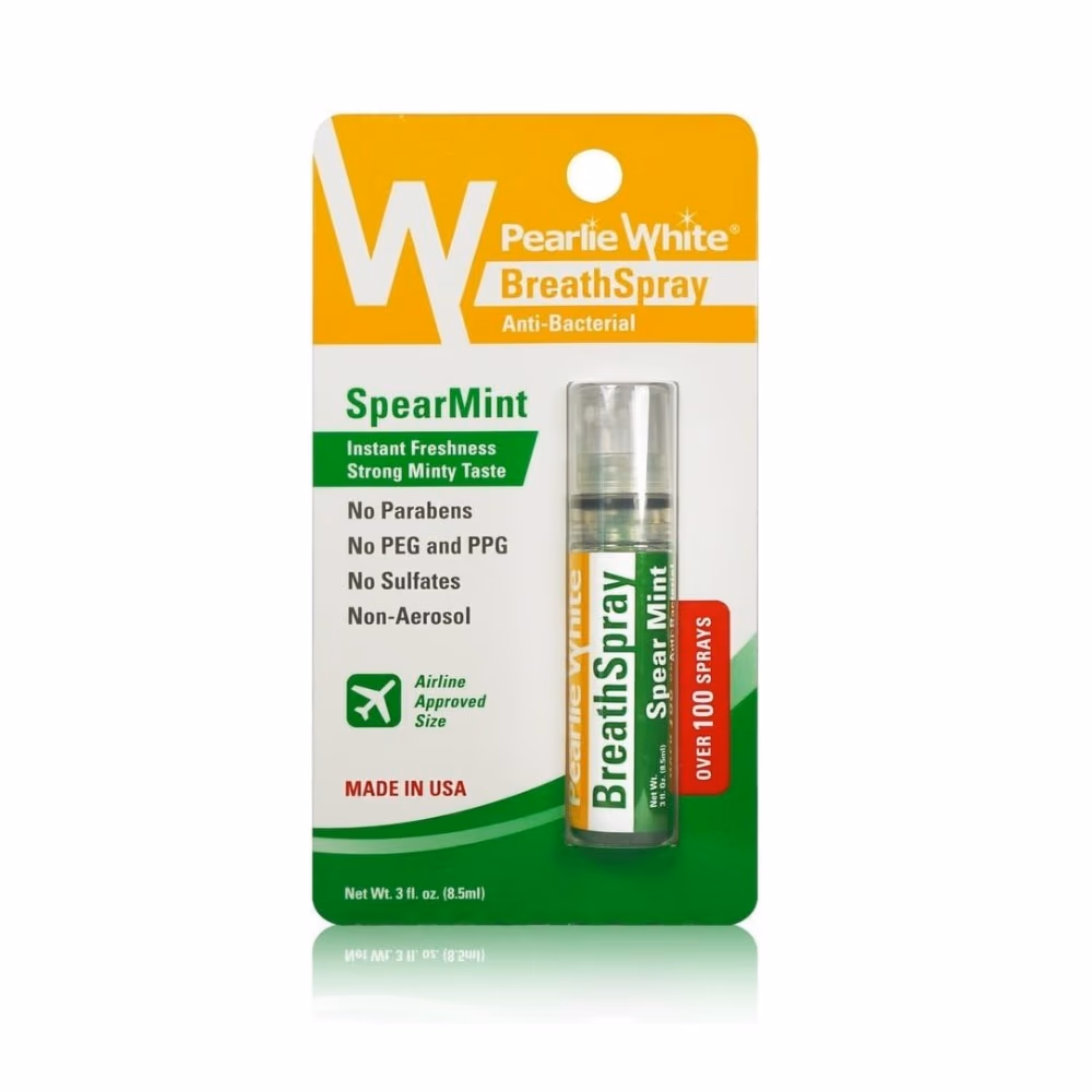 Pearlie White Breath Spray Spearmint 8.5ml 1