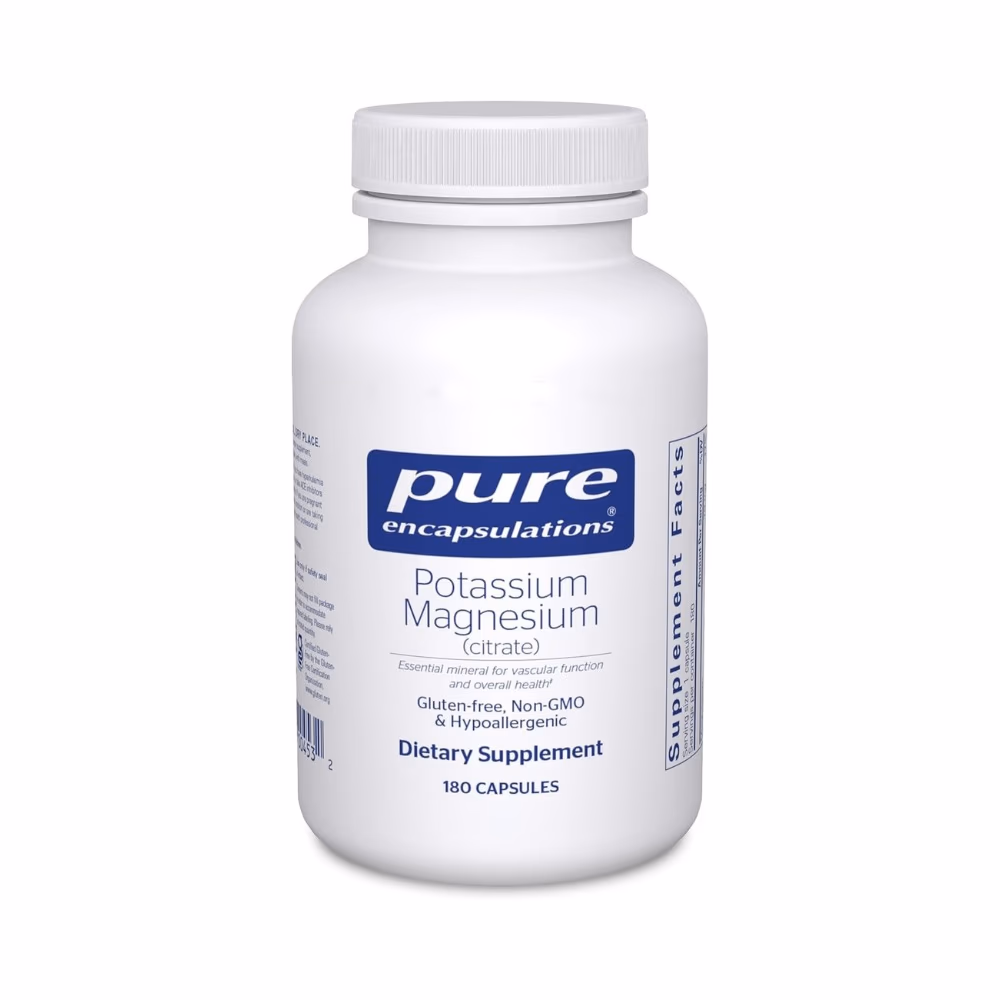 Pure Encapsulations Potassium Magnesium Citrate 180 Capsules