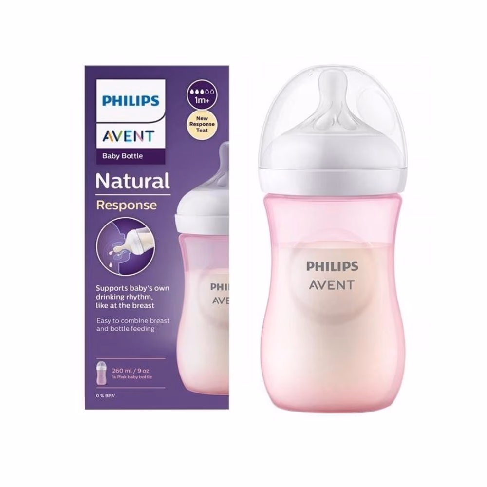 Philips Avent Natural Response 3.0 Feeding SCY903/11 Pink 260ML