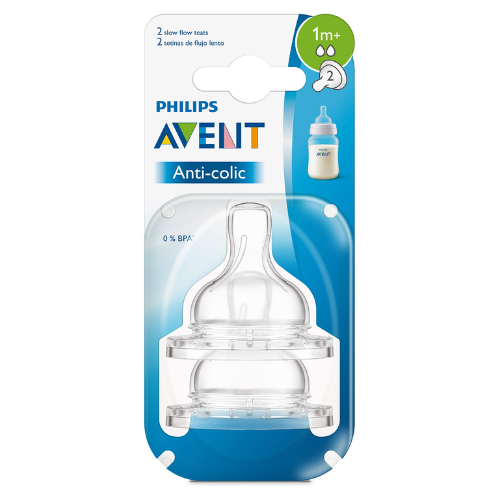 Philips Avent Anti-Colic Teats 1m+ 1