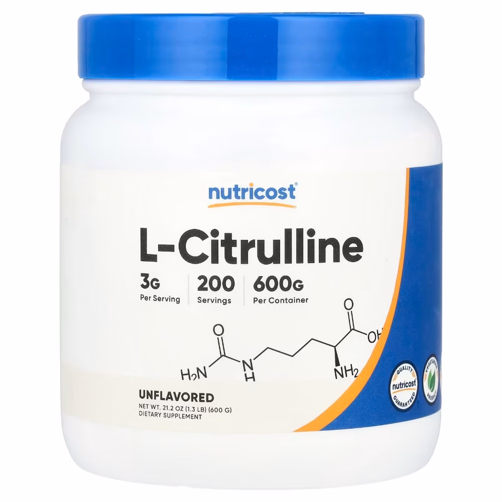 Nutricost L-Citrulline Powder, Unflavored, 600 g 1