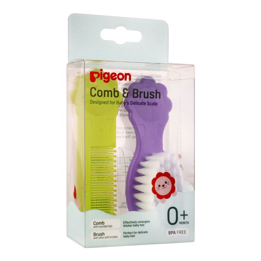 Pigeon Baby Comb and Brush Set (K-578)