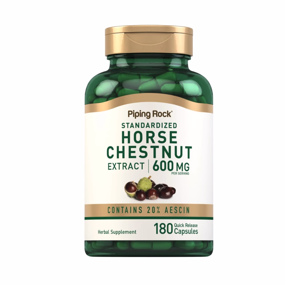 Piping Rock Horse Chestnut 600mg 180 caps 1
