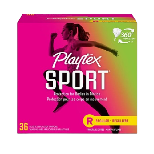 Playtex Sport Regular Tampons - 36 Count