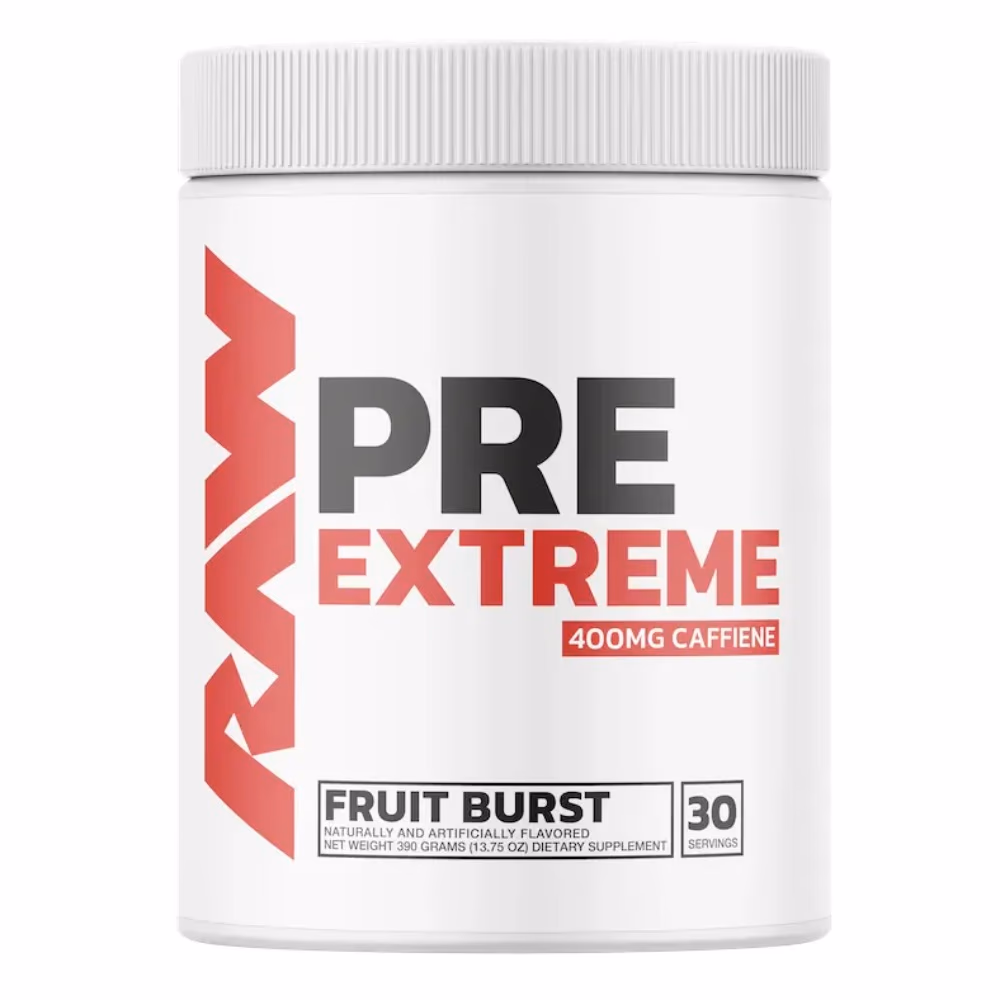 Raw Pre Workout Extreme Fruit Burst 360g
