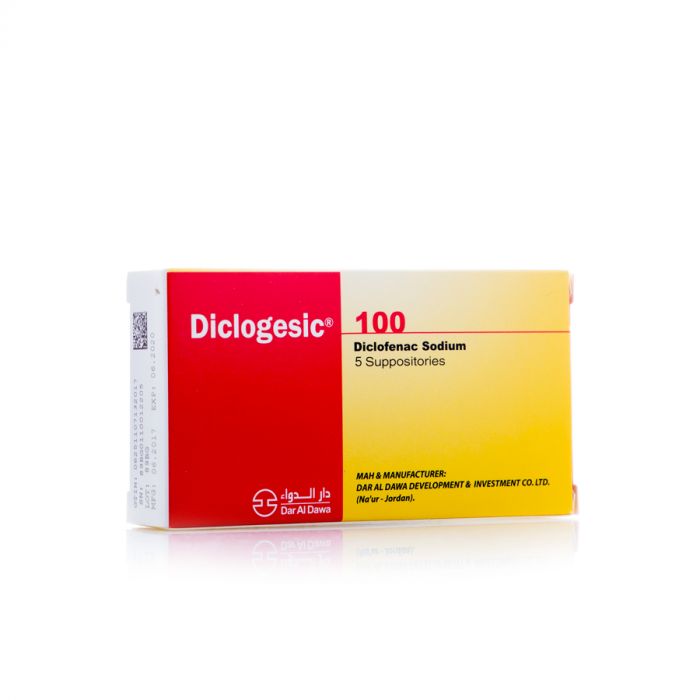 Diclogesic 100mg Rectal Suppositories 5s 1