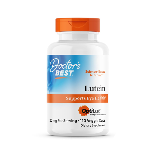 Doctor's Best Lutein with OptiLut 20mg - 120 Vegetarian Capsules