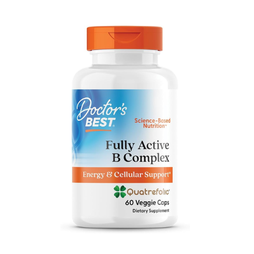 Doctor's Best Fully Active B Complex, 60 Capsules