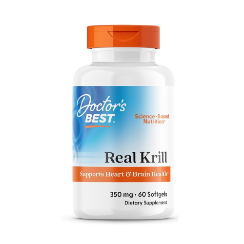 Doctor's Best Real Krill Oil 350mg, 60 Softgels