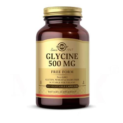Solgar Glycine 500 mg – 100 Vegetable Capsules