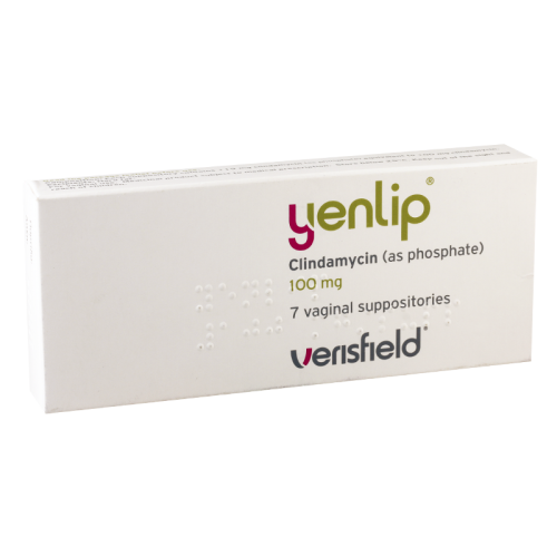 YENLIP 100MG Vaginal Suppositories 7s