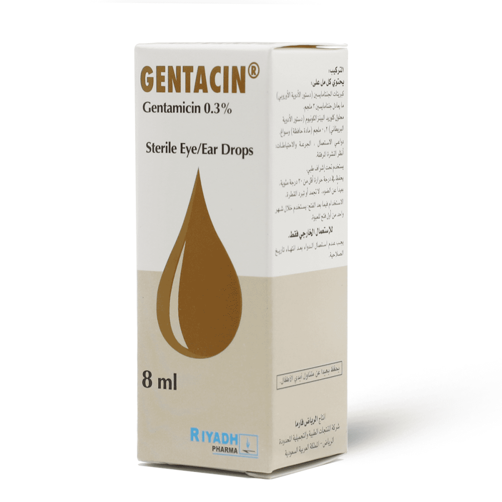 Gentacin 0.3% Eye/Ear Drops 8ml