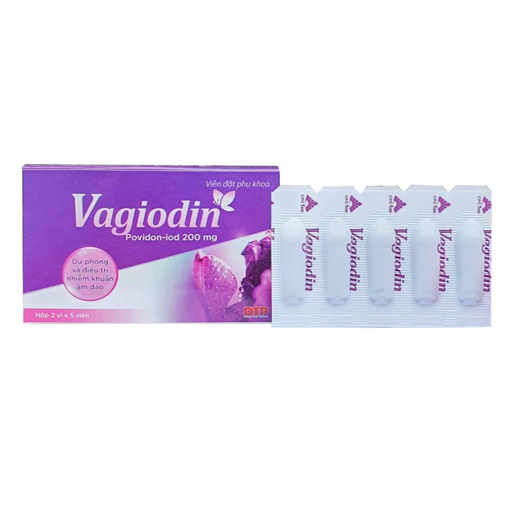  VAGIODIN 200MG Suppositories 10s 1