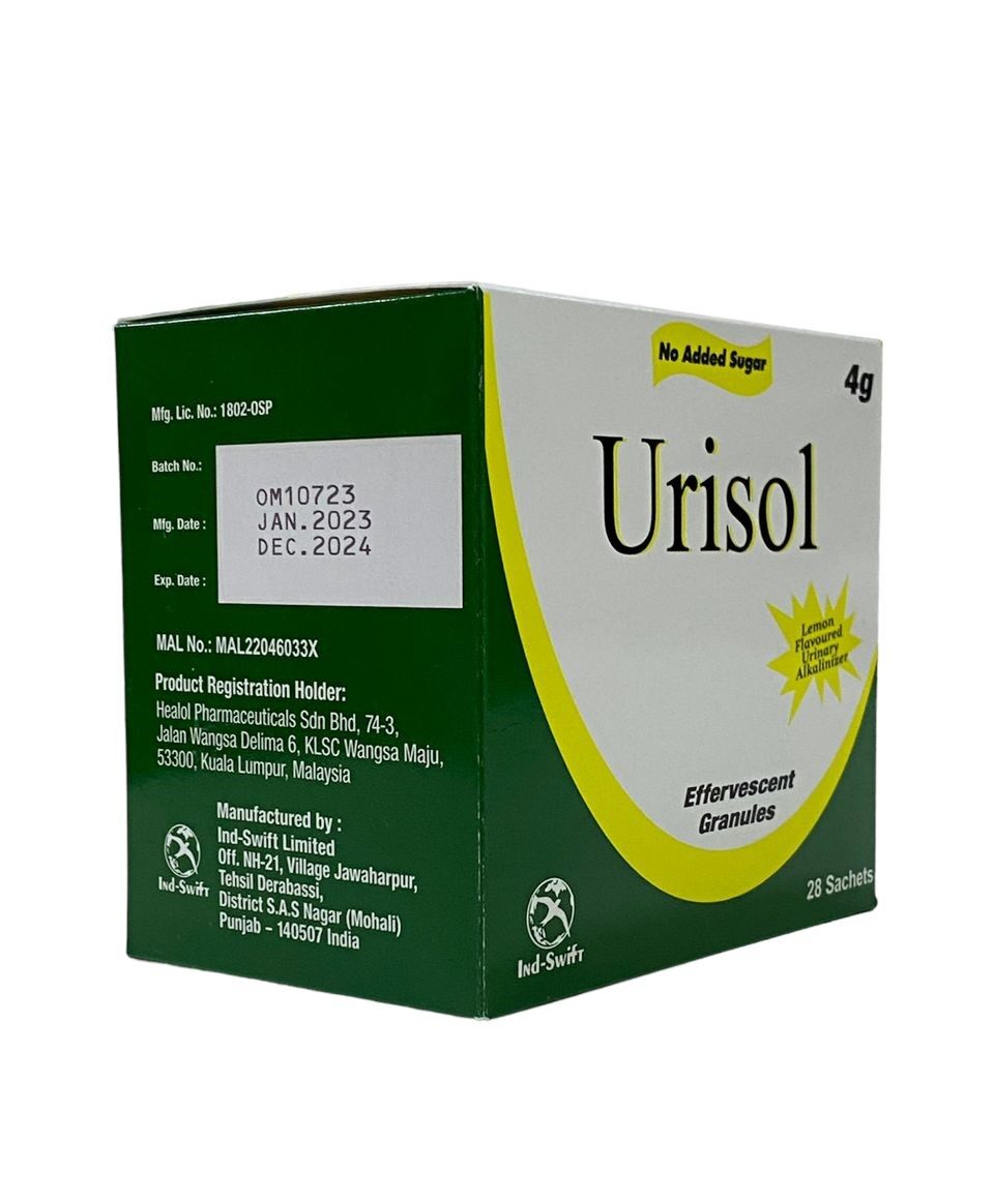 URISOL 4G Effervescent Granules 14s 1