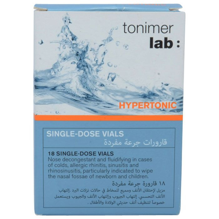 TONIMER Lab Hypertonic Aerosol Vial 18s  1