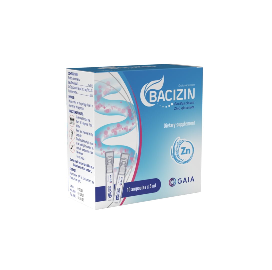 Bacizin Oral Suspension 10x5ml 1