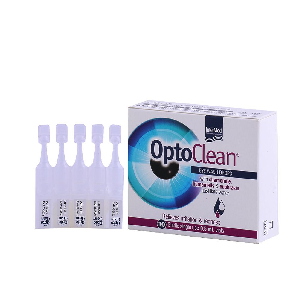 Optoclean Eye Wash Drops 0.5ml Vials 1