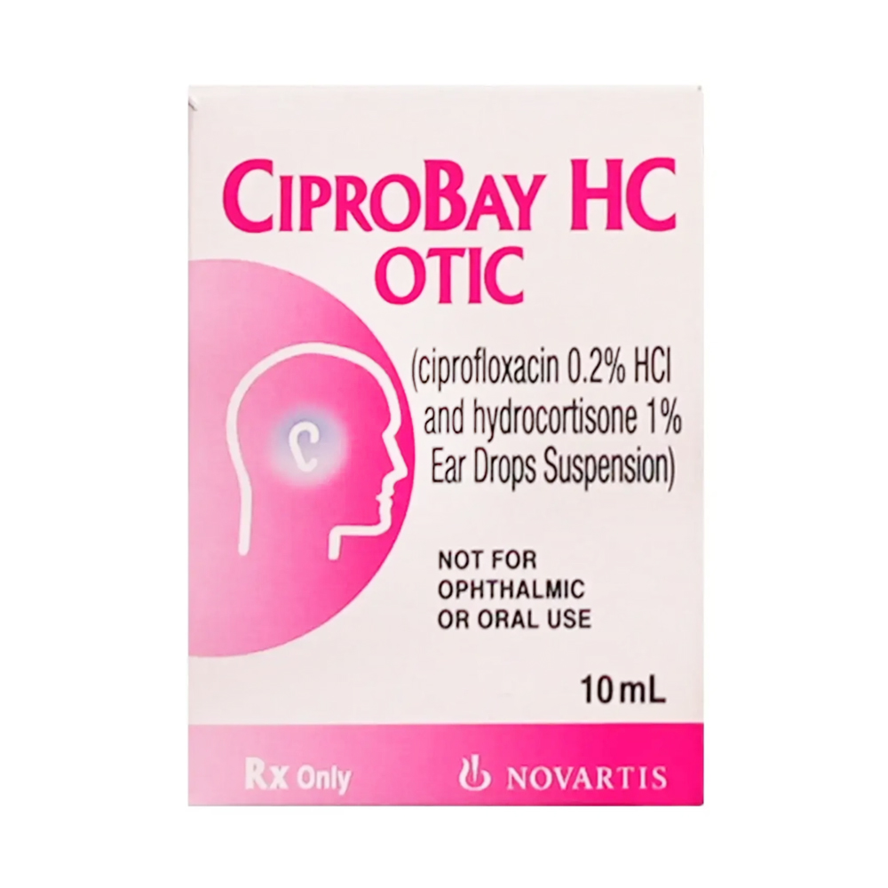 Ciprobay HC Otic Suspension Ear Drops 10ml