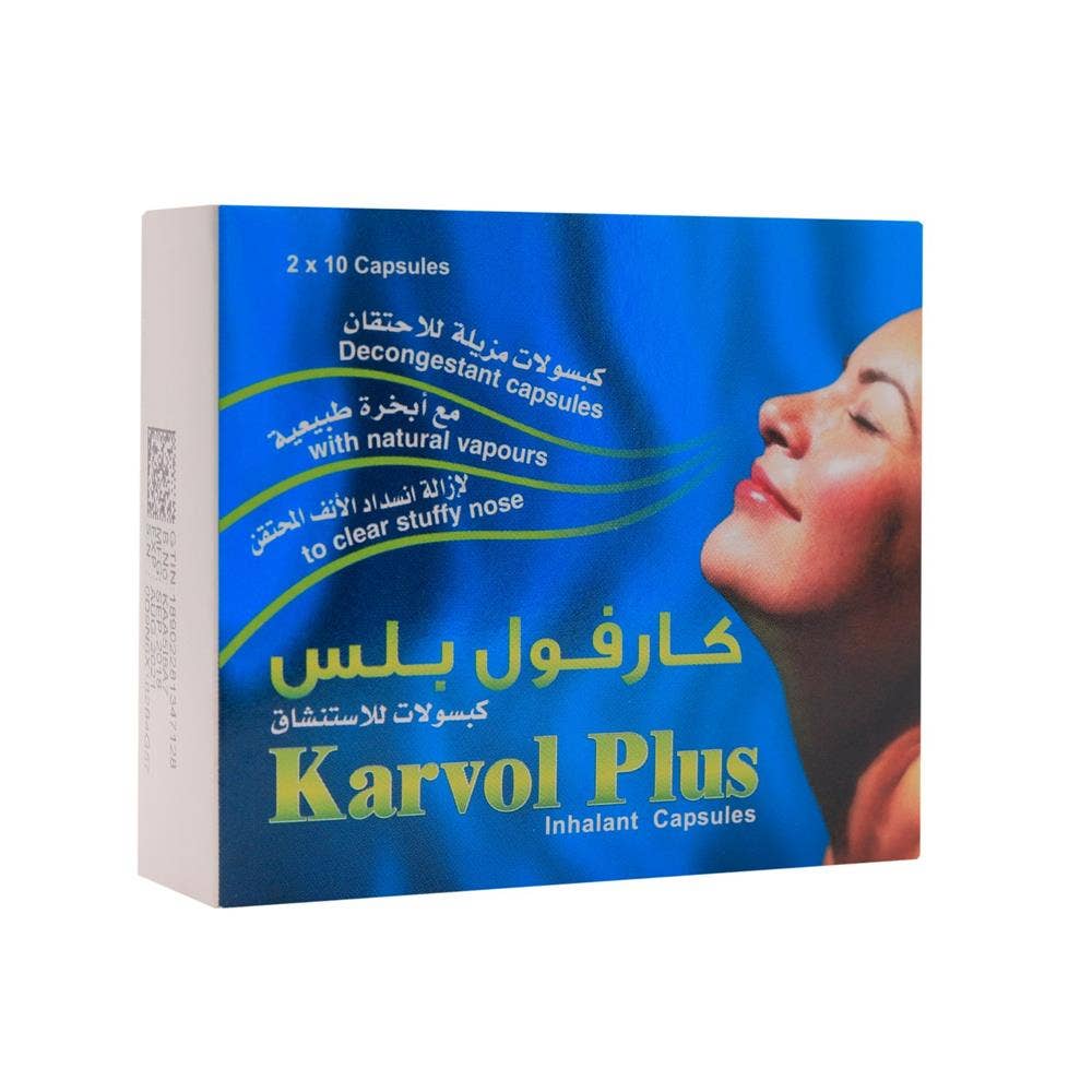 Karvol Plus Inhalant Cap 20s 1