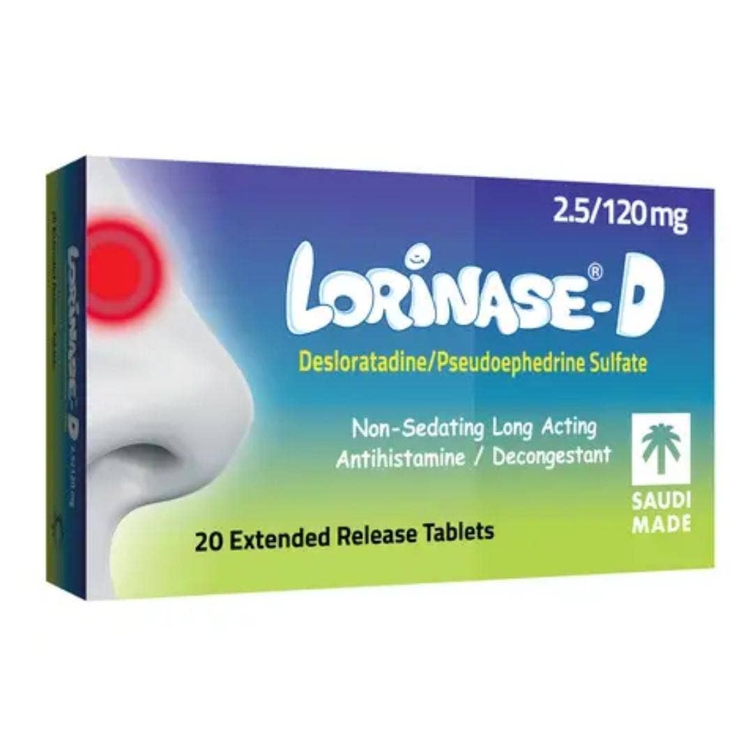 Lorinase-D 2.5/120mg Tablets 20s 1