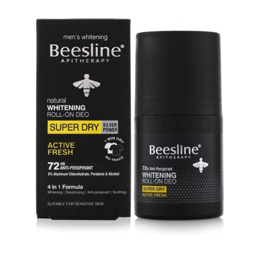 Beesline Whitening Deo Roll On Super Dry Active Fragrance free 1