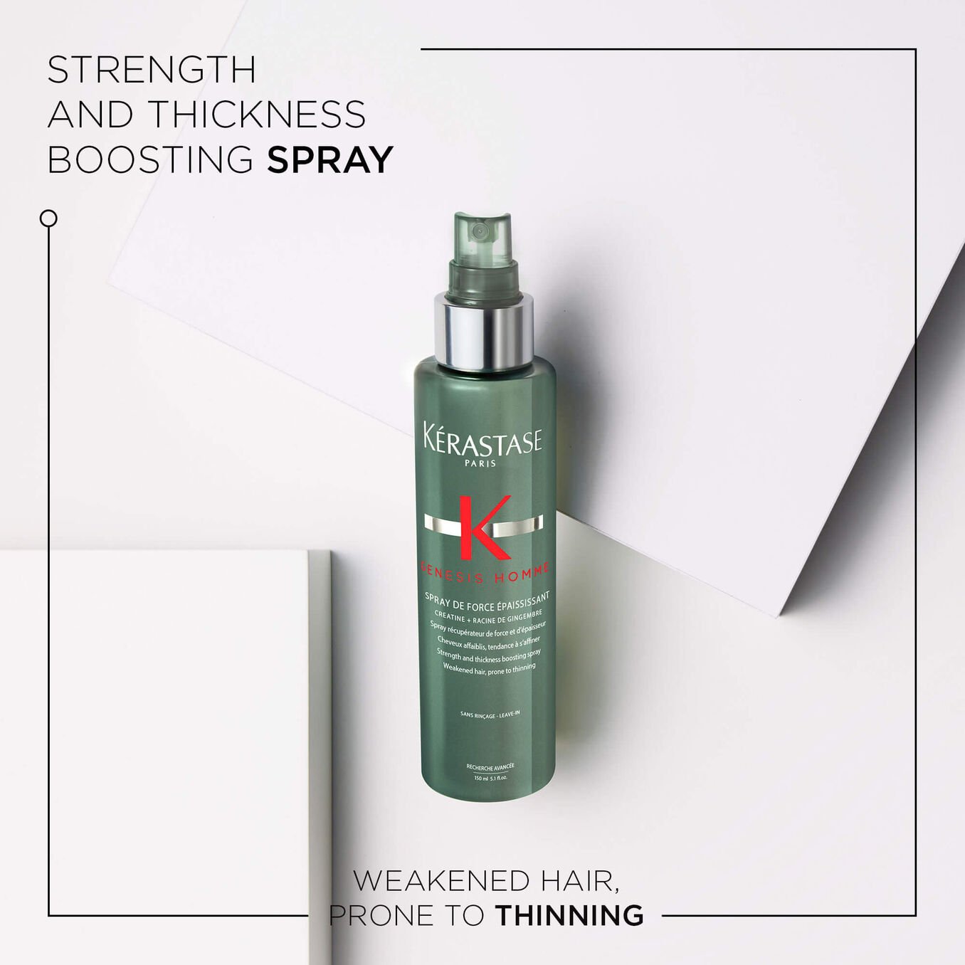 Kerastase Genesis Homme Spray - 150ml 5